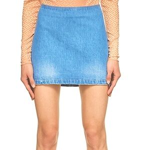 VESACE Denim Mini Skirt